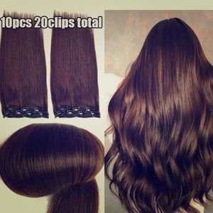 Brand new human hair clip in-extension